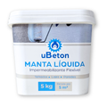 Manta Líquida Impermeabilizante Branca 5kg - uBeton