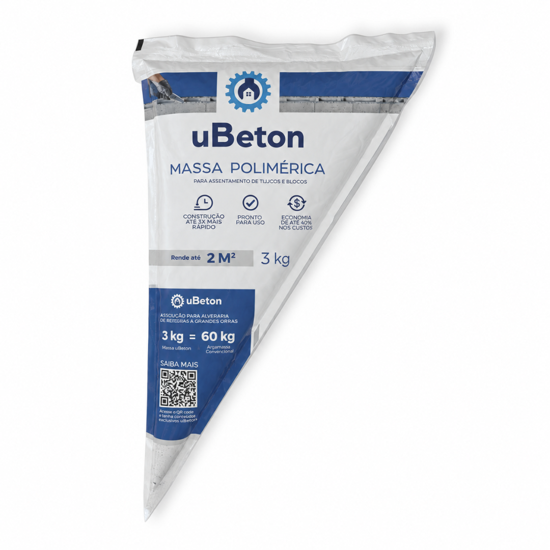 Massa Polimérica Bisnaga 3kg - uBeton