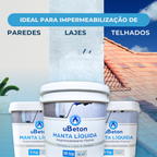 Manta Líquida Impermeabilizante Branca 5kg - uBeton