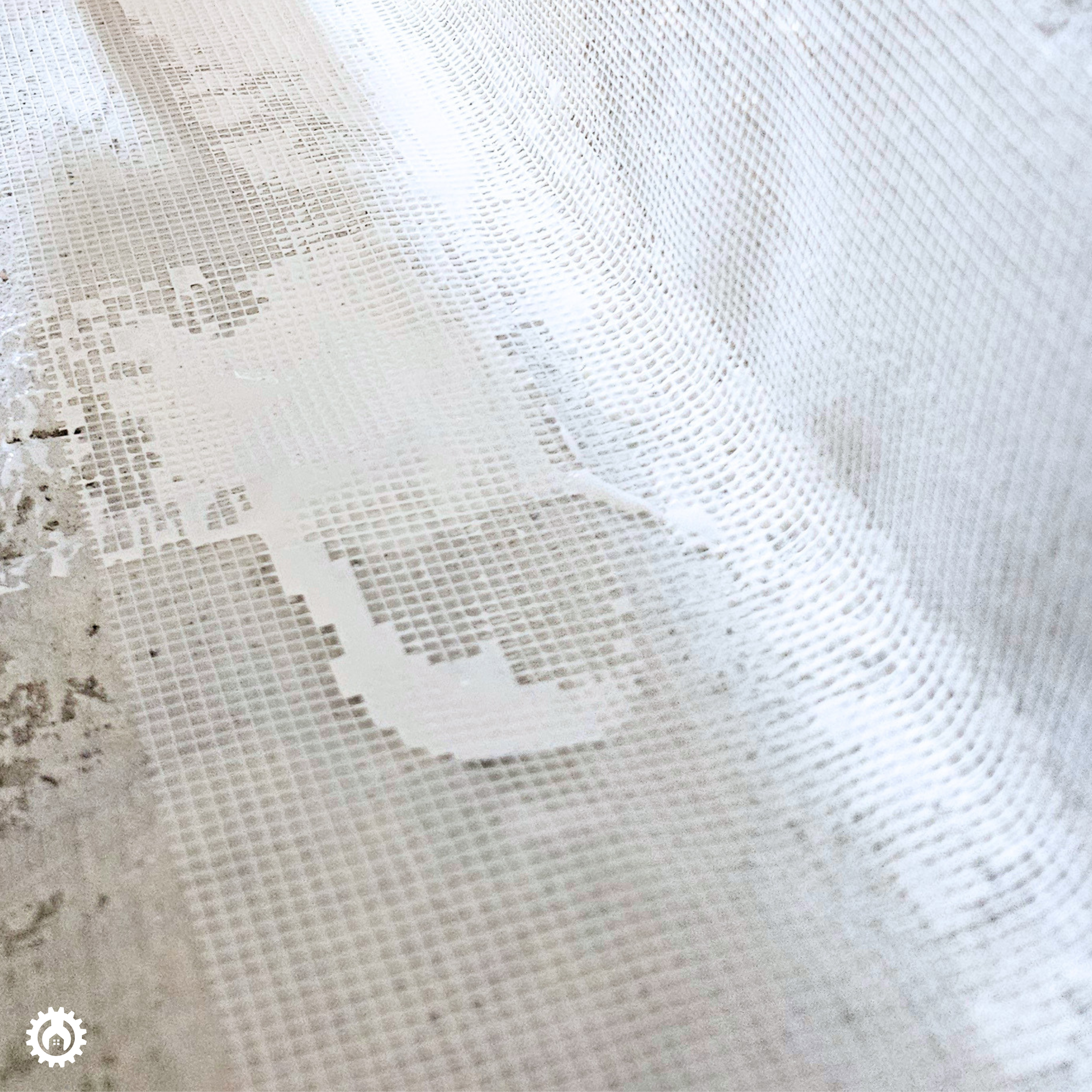 Tela Poliéster Resinada 2x2 - 1x50m (50 m²) - uBeton